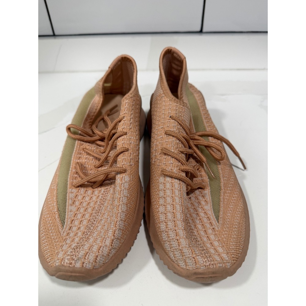 Danskin Ecstatic Women 9 Clay Pink Knit Athletic Sneakers Vegan Textile‎ Shoes